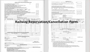 railway reservation form pdf in english - PunePlasma