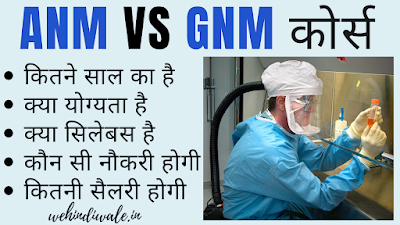 ANM AND GNM COURSE DETAILS IN HINDI | योग्यता & फीस | जॉब & सैलेरी | 2024